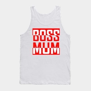 Boss Mum Red Tank Top